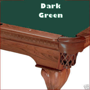 Pro 8' Oversized Proline Classic 303 Pool Table Felt - Dark Green