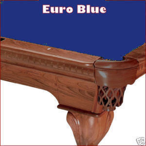 7' Proline Classic 303 Pool Table Felt - Euro Blue