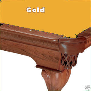 8' Proline Classic 303T Teflon Pool Table Felt - Gold