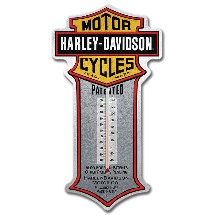 Harley-Davidson¨ Patent Bar & Shield Thermometer
