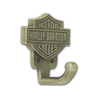 Harley-Davidson¨ Bar & Shield Hook - Antique Brass Finish