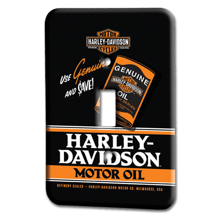 Harley-Davidson¨ Oil Can Light Switch Plate