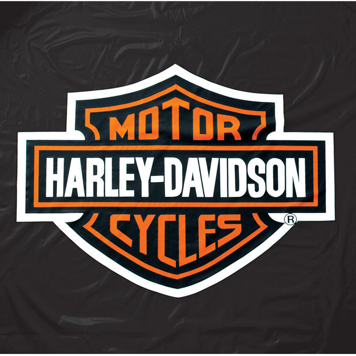 Harley-Davidson¨ 8 ft. Black Vinyl Pool Table Cover