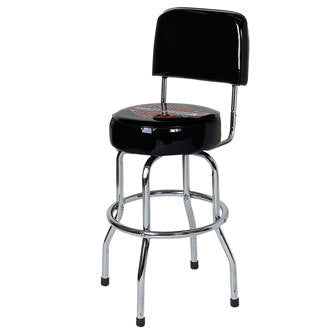 Harley-Davidson¨ Low Rider Bar & Shield Barstool w/ Backrest