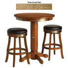 Harley-Davidson¨ Bar & Shield Flames Pub Table & Stool Set - Vintage Brown