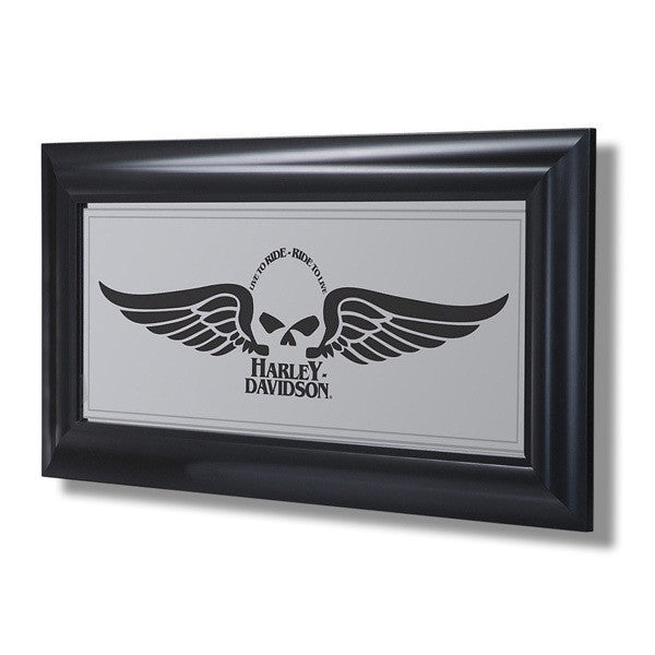 Harley-Davidson¨ Winged Skull Mirror