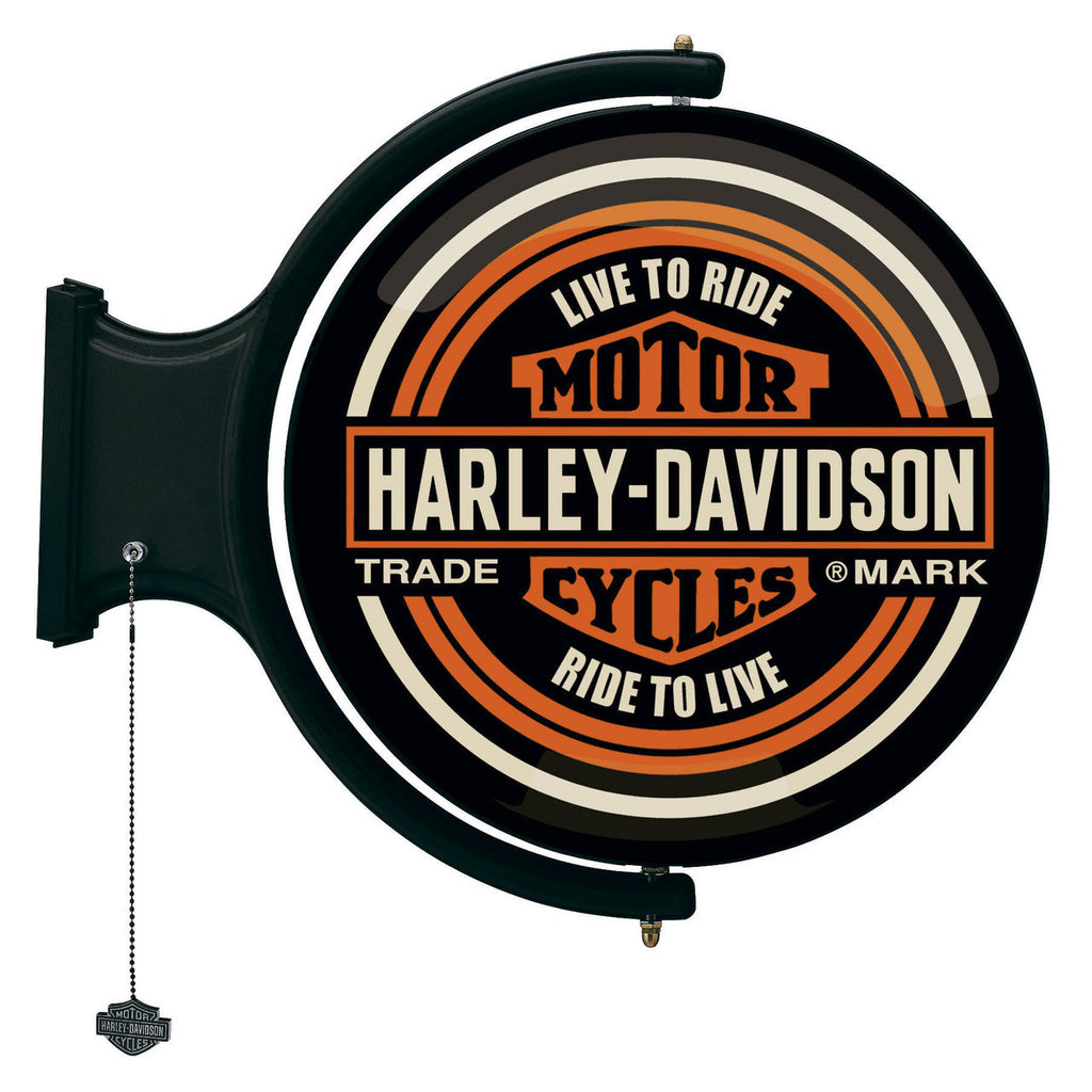 Harley-Davidson¨ Motorcycles Rotating Pub Light