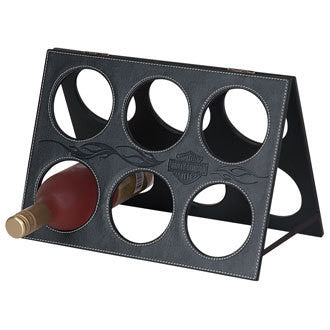 Harley-Davidson¨ Bar & Shield Flames Wine Rack