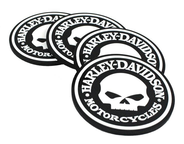 Harley-Davidson¨ Skull Coaster Set