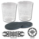 Harley-Davidson¨ Tribal Bar & Shield Tumbler Set