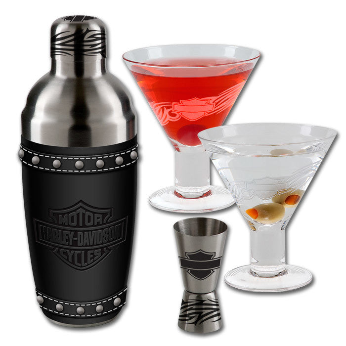 Harley-Davidson¨ Martini Glass Set
