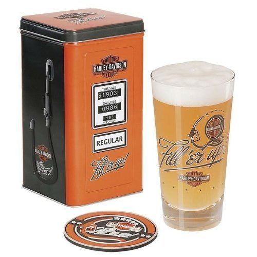 Harley-Davidson¨ Fill'er Up Tall Glass Set