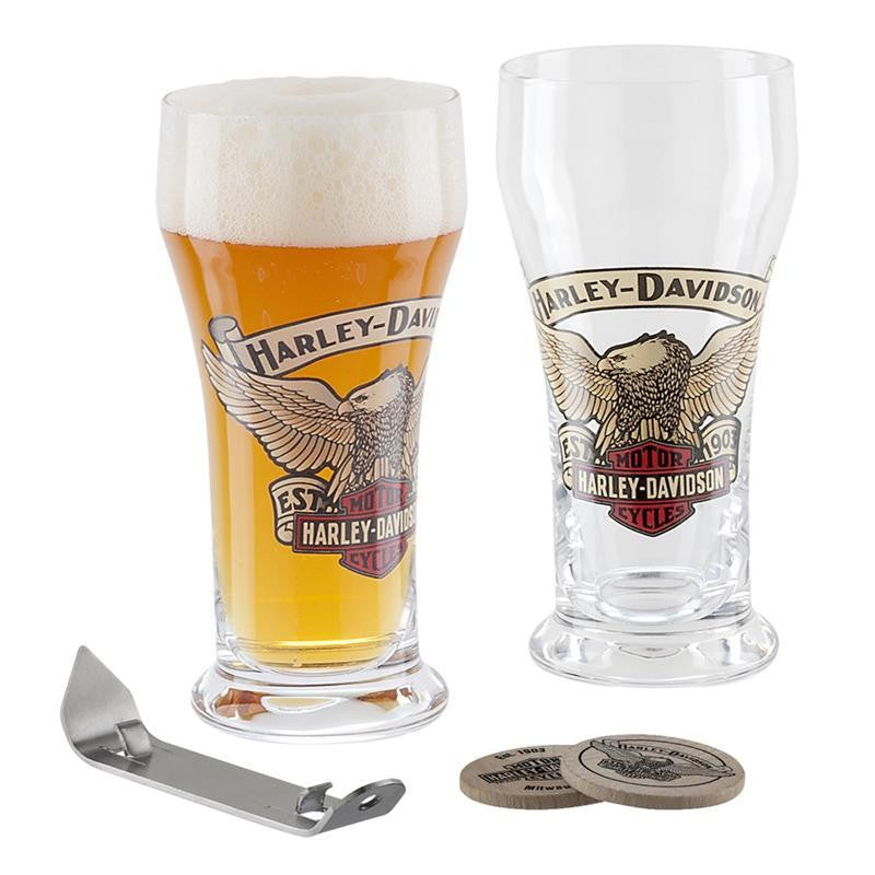 Harley-Davidson¨ Eagle Beer Glass Set