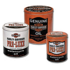 Harley-Davidson¨ Oil Can Storage Tins (Set of 3)
