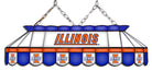 Illinois Fighting Illini Stained Glass Pool Table Light