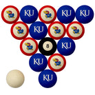 Kansas Jayhawks Billiard Ball Set - NUMBERED