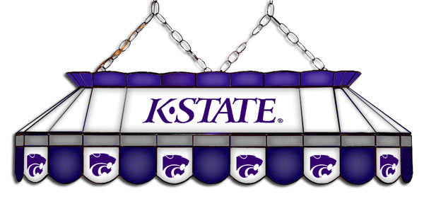 Kansas State Wildcats Stained Glass Pool Table Light