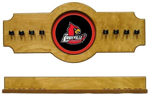 Louisville Cardinals 2-Piece Hanging Cue Rack