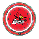 Louisville Cardinals 14" Neon Clock