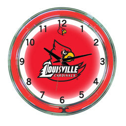 Louisville Cardinals 18" Neon Clock
