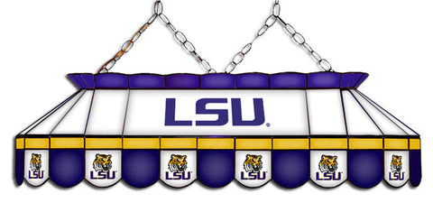 LSU Tigers Stained Glass Pool Table Light
