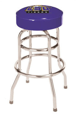 LSU Tigers Chrome Barstool