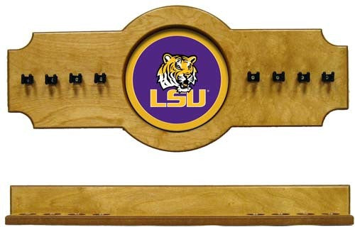LSU Tigers 2-Piece Hanging Cue Rack
