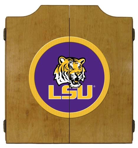 LSU Tigers Dartboard Cabinet – coolpooltables.com