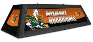 Miami Hurricanes 42" Pool Table Light