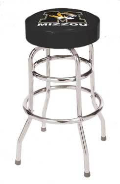 MU Tigers Chrome Barstool