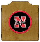 Nebraska Cornhuskers Dartboard Cabinet