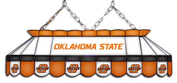 Oklahoma State Cowboys Stained Glass Pool Table Light
