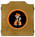 Oklahoma State Cowboys Dartboard Cabinet