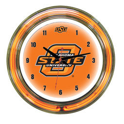 Oklahoma State Cowboys 14" Neon Clock