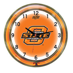 Oklahoma State Cowboys 18" Neon Clock
