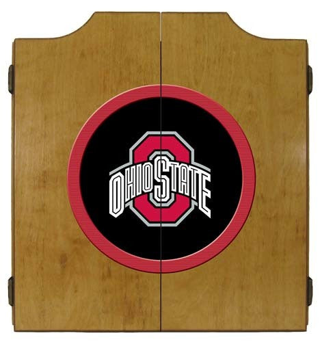 Ohio State Buckeyes Dartboard Cabinet