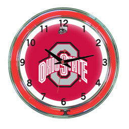 Ohio State Buckeyes 18" Neon Clock
