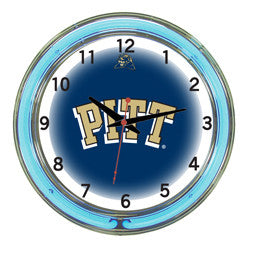 Pittsburgh Panthers 18" Neon Clock