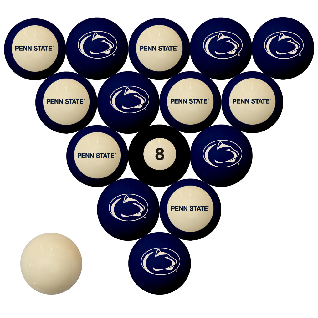 Penn State Nittany Lions Billiard Ball Set - NUMBERED