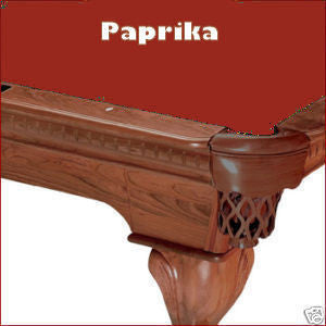 Pro 8' Oversized Proline Classic 303 Pool Table Felt - Paprika
