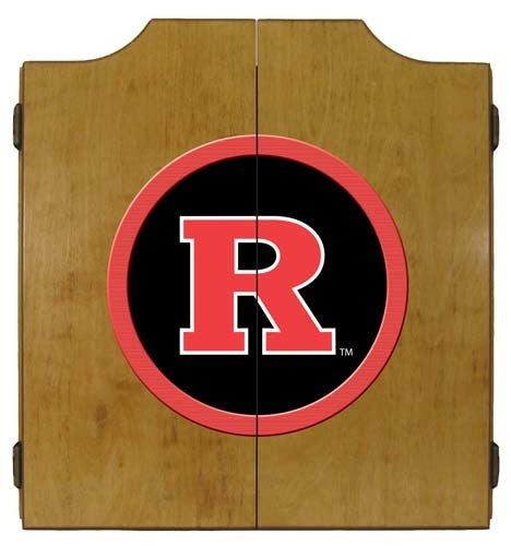 Rutgers Scarlett Knights Dartboard Cabinet