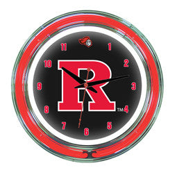 Rutgers Scarlett Knights 14" Neon Clock