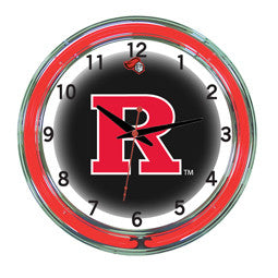 Rutgers Scarlett Knights 18" Neon Clock