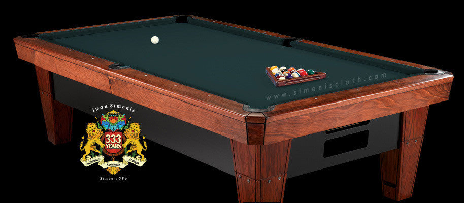 7' Simonis 860 Pool Table Cloth - Spruce