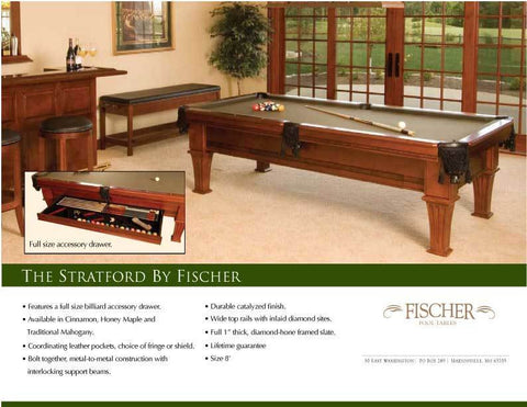 Fischer Stratford Pool Table