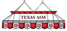Texas A&M Aggies Stained Glass Pool Table Light