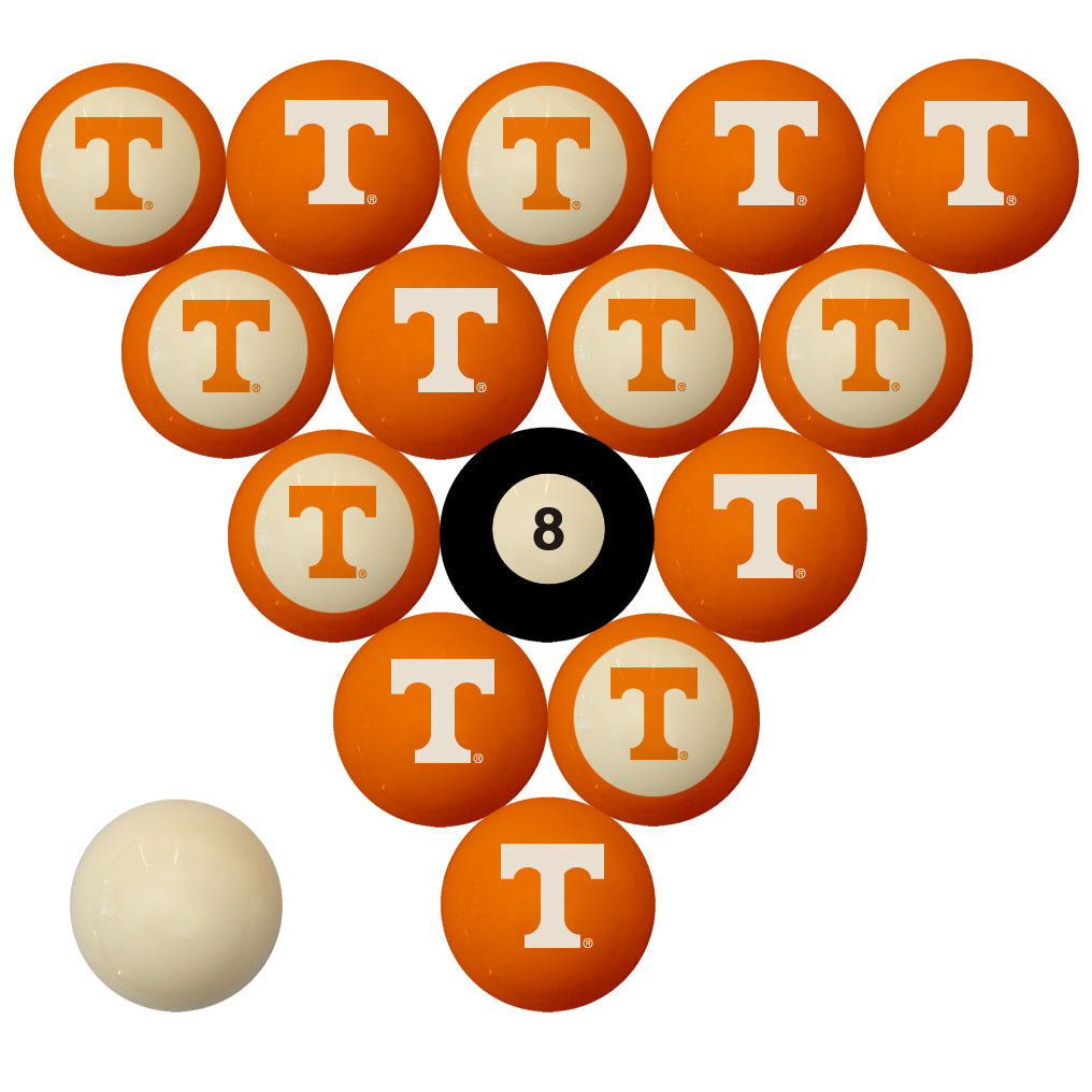 Tennessee Volunteers Billiard Ball Set - NUMBERED