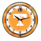Tennessee Volunteers 18" Neon Clock