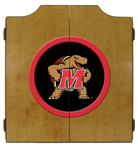 Maryland Terrapins Dartboard Cabinet