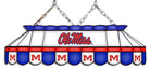 Ole Miss Rebels Stained Glass Pool Table Light